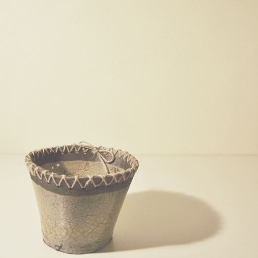 Vaso in ceramica Raku realizzato a mano da Melissa Zanella