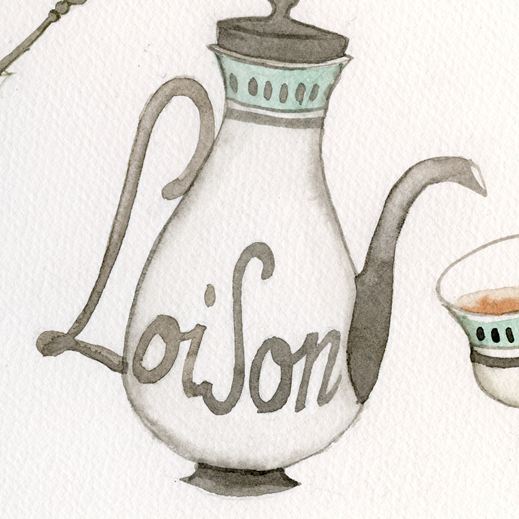 Acquerelli per packaging Loison realizzati da Melissa Zanella