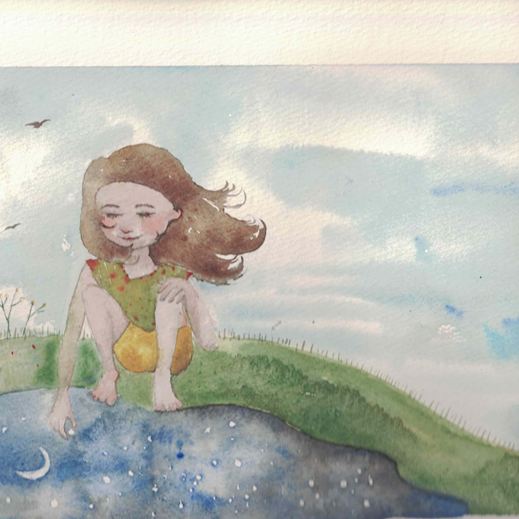 Bozza per la copertina album Cristina Colosso realizzata da Melissa Zanella