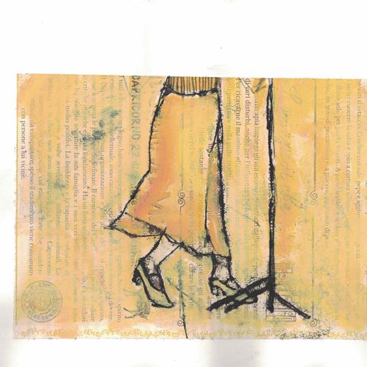 Bozza per la copertina album Cristina Colosso realizzata da Melissa Zanella