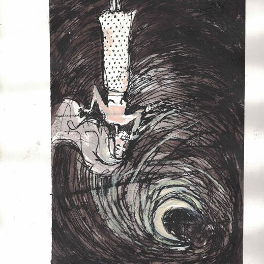 Bozza per la copertina album Cristina Colosso realizzata da Melissa Zanella