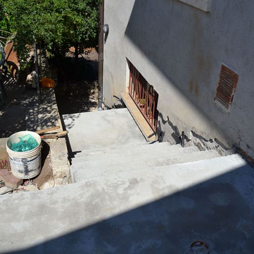 Lavori di ristrutturazione di un giardino privato, progetto a cura di Melissa Zanella