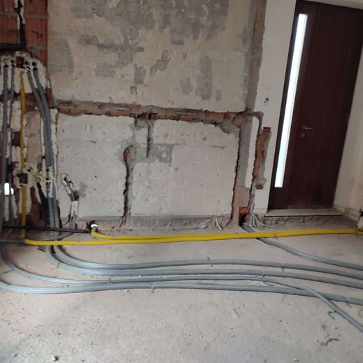 Bilocale in ristrutturazione, progetto curato dall'architetto Melissa Zanella