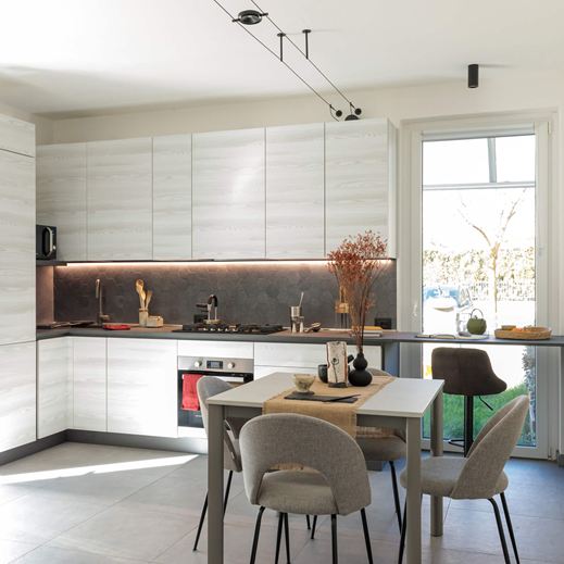 Bilocale dopo la ristrutturazione, progetto a cura di Melissa Zanella, architetto a Vicenza