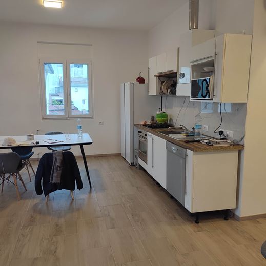 Un appartamento dopo la ristrutturazione, progetto curato da Melissa Zanella, architetta a Vicenza