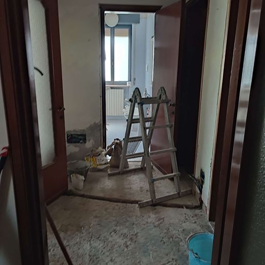 ristrutturazione corridoio e realizzazione nuove tracce