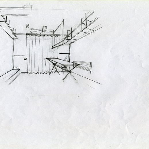 Disegni di progetto d'architettura d'interni