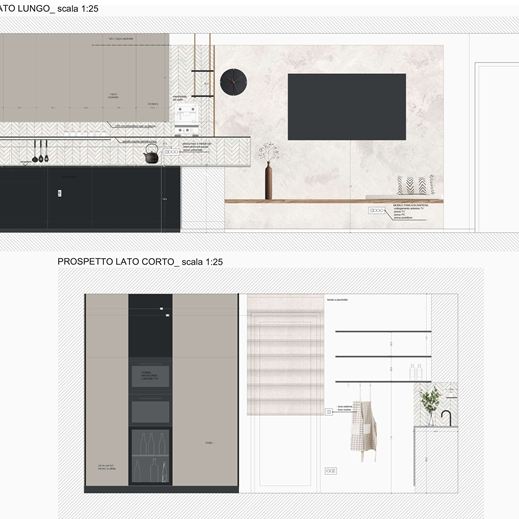 come rinnovare casa: colori, arredi- progetto interior design curato da architetto Melissa Zanella 2