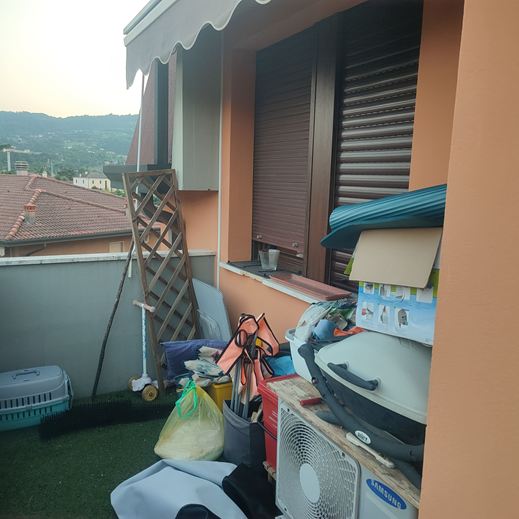 Terrazzino prima della ristrutturazione, progetto gestito dall'arch. Melissa Zanella 1