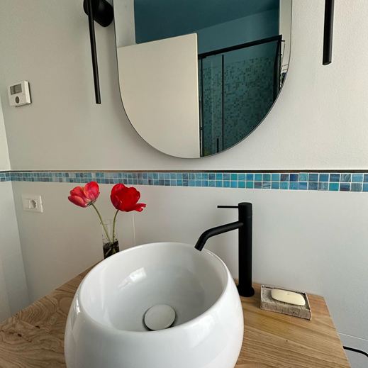 Progetto di interior design bagno e ristrutturazione appartamento a cura dell'architetta Melissa Zanella