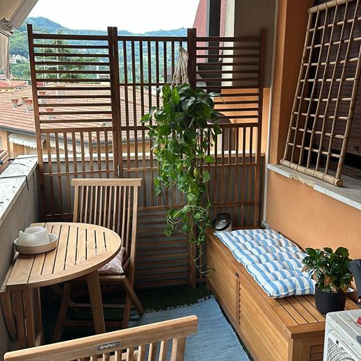 Progetto di architettura degli spazi terrazzino e ristrutturazione appartamento a cura dell'architetta Melissa Zanella