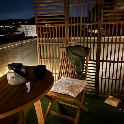 Progetto di interior design terrazzino e ristrutturazione appartamento a cura dell'architetta Melissa Zanella