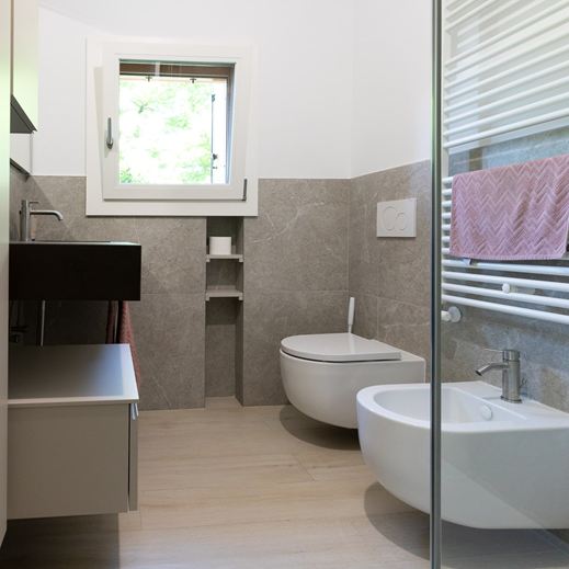 Ristrutturazione bagno 2 appartamento a Vicenza a cura dell'architetto Melissa Zanella